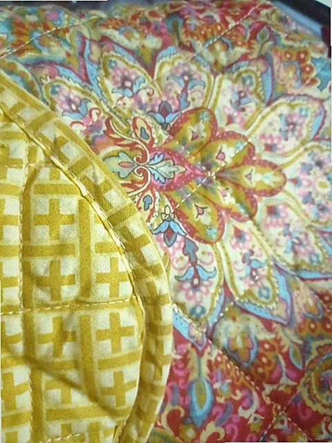 QUILT Waverly Paisley Throw Lap Boho Chic Reversable 56" X 48" COLORFUL Sofa