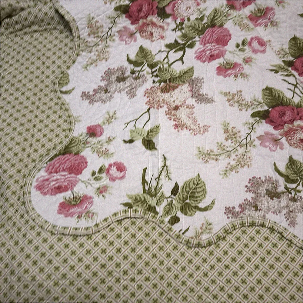 Waverly Emma’s Garden Reversible Comforter Queen/2 Shams Jane Austin Inspired