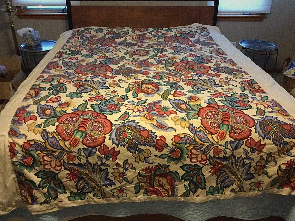 Waverly Henry Ford Greenfield Village Jacobean Fabric Duvet Cover Twin Full