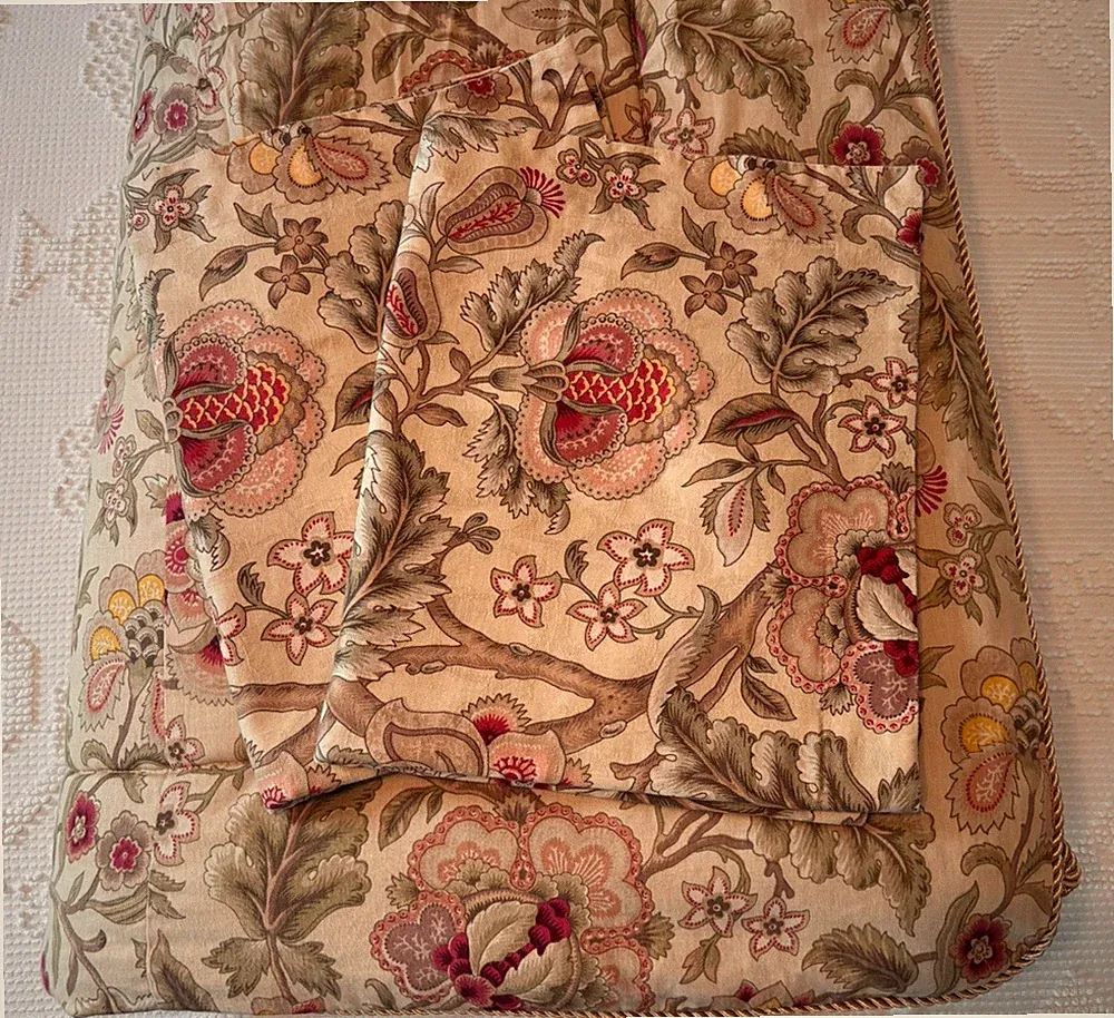 Waverly Imperial Dress Jacobean Full Queen Comforter & Standard Shams by Ellis
